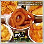 French Fries MCCAIN Canada frozen Mc Cain BREADED ONION RINGS 2Lbs 907g